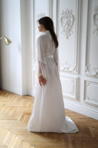 білий халат для нареченої